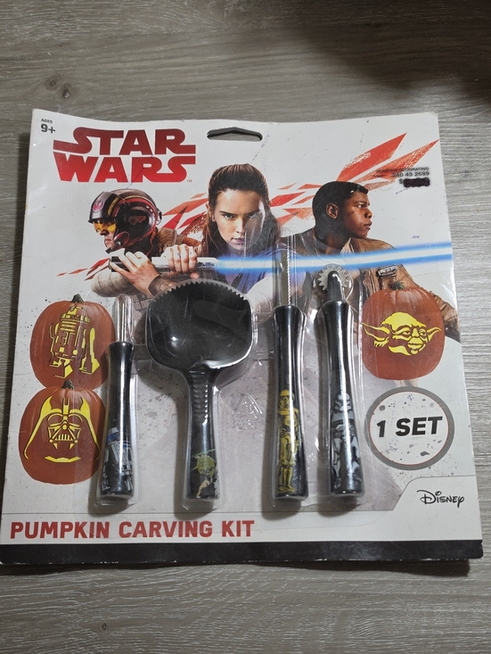 Star Wars Other - Star Wars Pumpkin Carving Kit - Black Tools